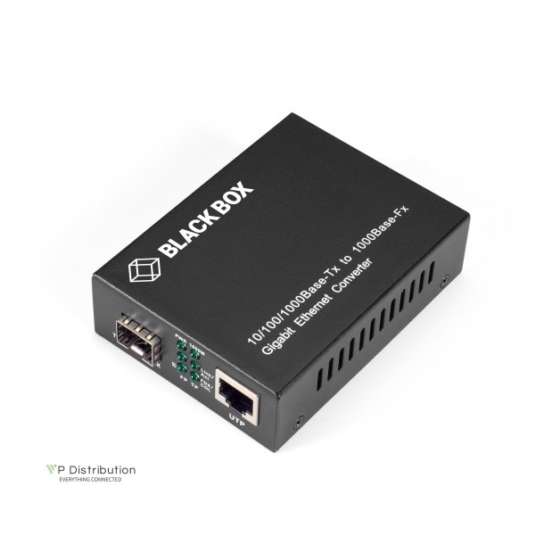 Black Box Media Converter 10/100/1000 Ethernet Sfp