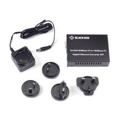Black Box Media Converter 10/100/1000 Ethernet Sfp