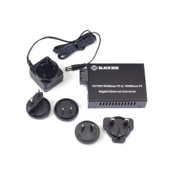 Black Box Media Converter 10/100/1000 Ethernet Mm 850Nm 550M Sc