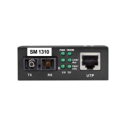Black Box Media Converter 10/100/1000 Ethernet Sm 1310Nm 20Km Sc