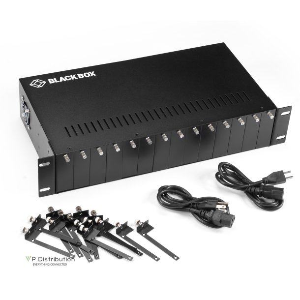 Black Box Media Converter Chassis 14 Slot 2Ru