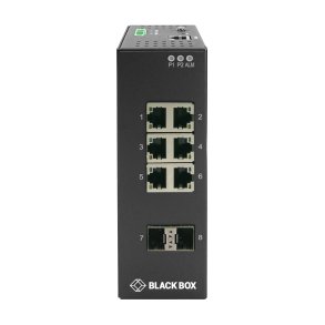 Black Box 8P 10/100/1000 Rj45 2P 100/1000 Sfp Ind Mgd Switch