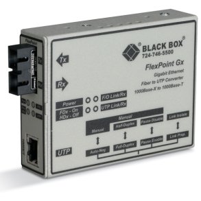 Black Box Flexpoint Gx, Gigabit Media Converter 1000Baset