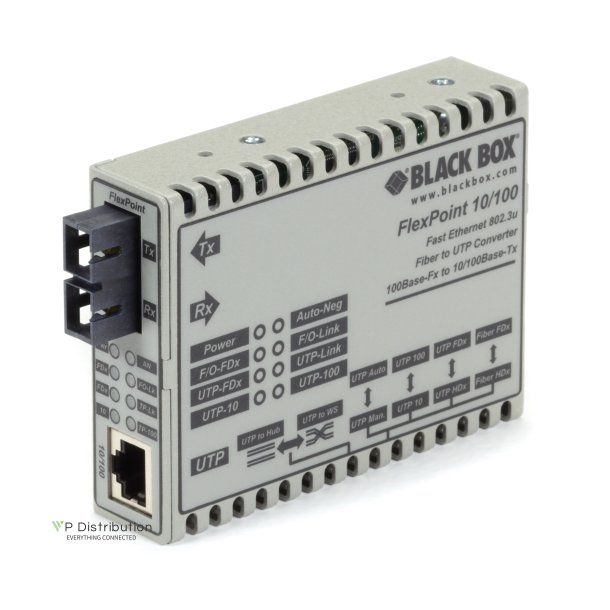 Black Box Flexpoint 10/100 Basetx Convrts 10/100Basetx Rj45