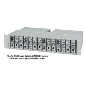 Black Box 14 Slot Power Chassis W/2 Power Supplies