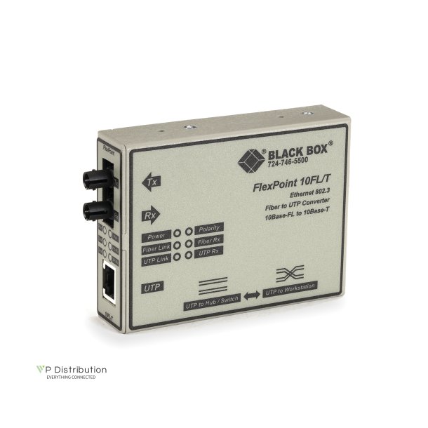 Black Box Flexpoint 10Bfl/Utp Converter (Sm/St) Us