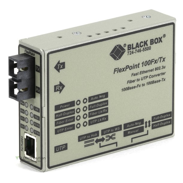 Black Box Flexpoint 100Tx/Fx Converter (Mm/Sc)