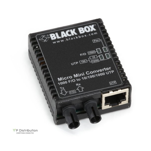 Black Box 10/100/1000 1000 12K St Media Converter Us Ps