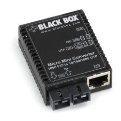 Black Box 10/100/1000 1000 12K Sc Media Converter Us Ps