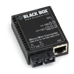 Black Box 10/100/1000 1000 12K Sc Media Converter Us Ps