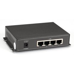Black Box 4-PORT POE + 1-PORT UPLIN 10/100/1000 RJ-45 SWITCH