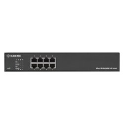 Black Box 8-Port 10/100/1000 Rj-45 Pse/Poe+ Switch