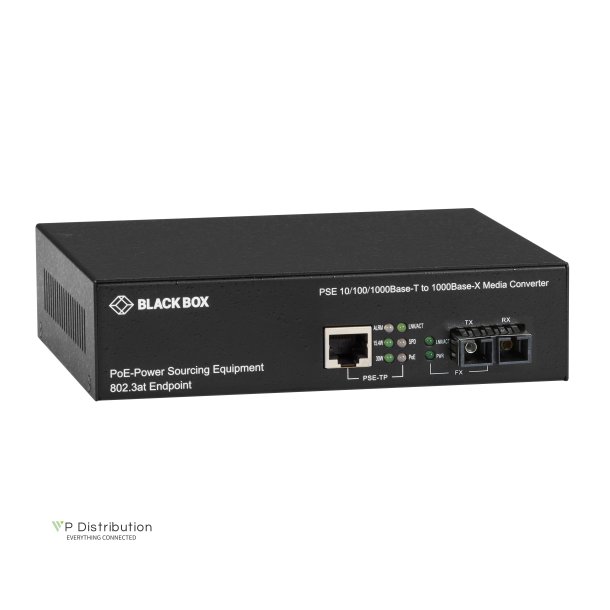 Black Box 10/100/1000BT POE MEDIA CONVERTER MMSC