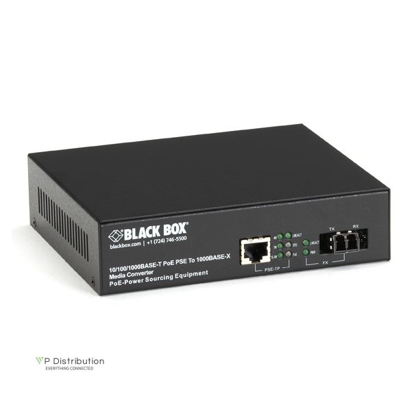 Black Box 10/100/1000BT POE MEDIA CONVERTER SMLC