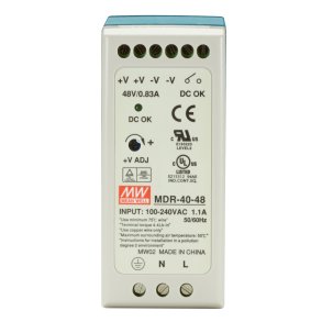 Black Box Din Rail Power Supply 40W, 48Vdc