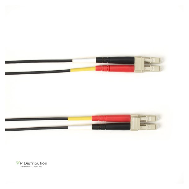 Black Box 50 MM FO PATCH CABLE DUPLX, PVC, BK, LCLC