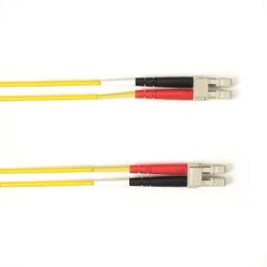 Black Box OM4 MM FO PATCH CABLE DUPLX, PLENUM, YELLOW, LCLC