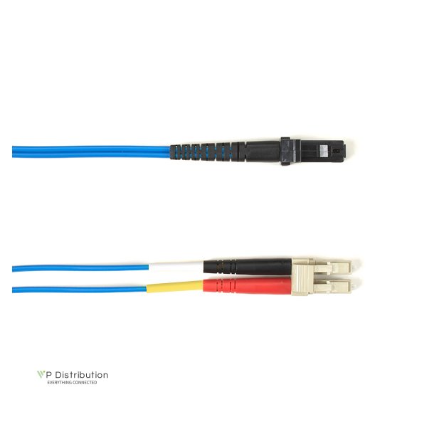 Black Box 62.5 MM FO PATCH CABLE DUPLX, PLENUM, BLUE, LCMT