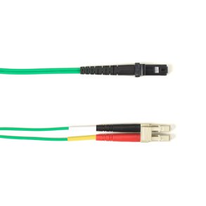 Black Box 62.5 MM FO PATCH CABLE DUPLX, PVC, GN, LCMT