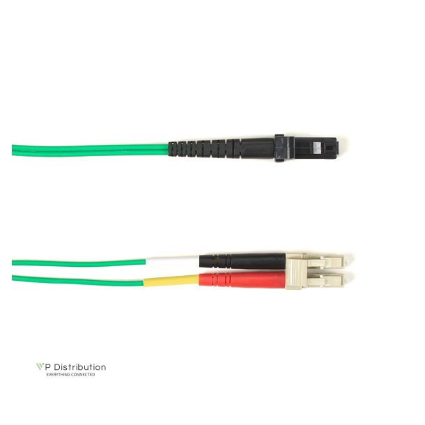 Black Box 62.5 MM FO PATCH CABLE DUPLX, PVC, GN, LCMT