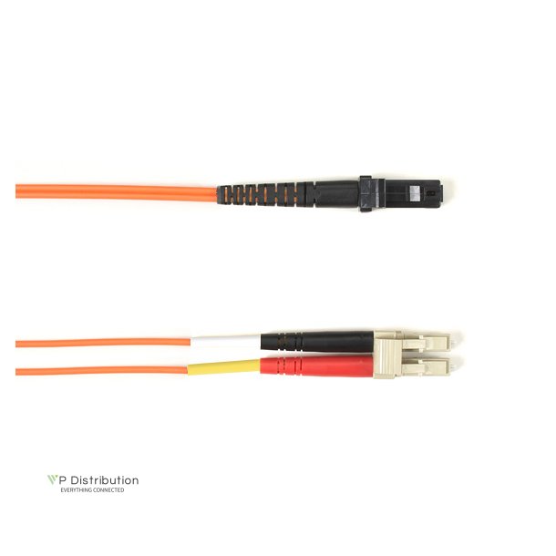 Black Box 50 MM FO PATCH CABLE DUPLX, PVC, OR, LCMT