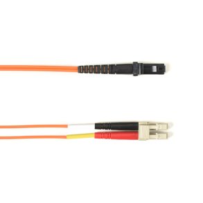 Black Box 50 MM FO PATCH CABLE DUPLX, PVC, OR, LCMT