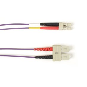 Black Box 50 MM FO PATCH CABLE DUPLX, PVC, VT, SCLC