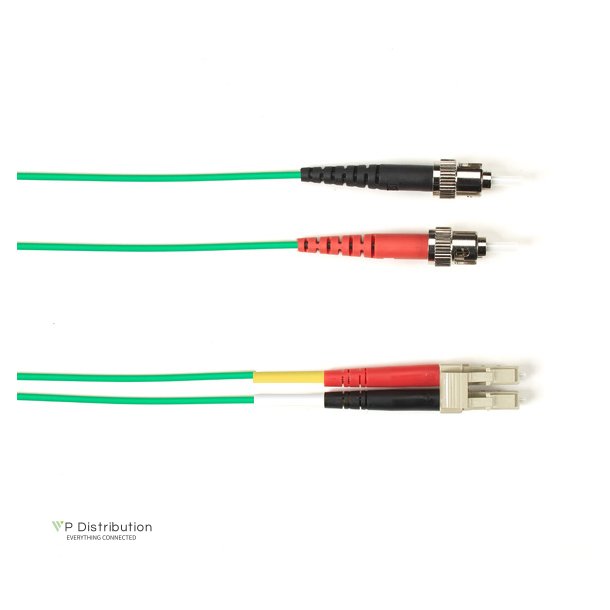 Black Box 62.5 MM FO PATCH CABLE DUPLX, PVC, GN, STLC