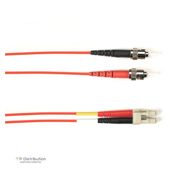 Black Box 10 GIG MM FO PATCH CABLE DUPLX, PVC, RD, STLC