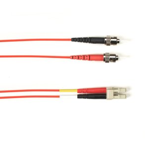 Black Box 62.5 MM FO PATCH CABLE DUPLX, PLENUM, RED, STLC