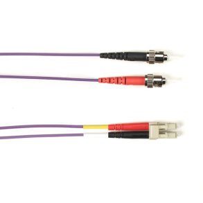 Black Box OM4 MM FO PATCH CABLE DUPLX, PVC, VIOLET, STLC
