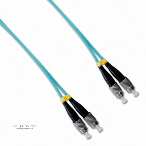 PeakOptical FC/PC-FC/PC, Duplex, OM3, 5M, 3.0mm Fiber Diameter: 50/125&micro;m 