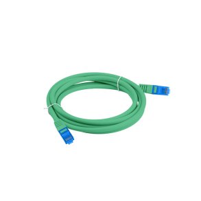 PATCHCORD CAT.6A S/FTP LSZH CCA 1.5M GREEN FLUKE PASSED LANBERG