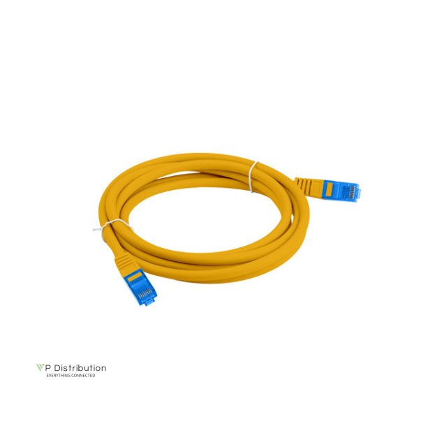PATCHCORD CAT.6A S/FTP LSZH CCA 3M ORANGE FLUKE PASSED LANBERG