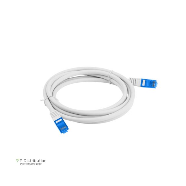PATCHCORD CAT.6A S/FTP LSZH CCA 3M GREY FLUKE PASSED LANBERG