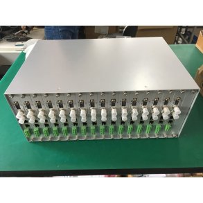 PeakOptical 16 slots, dual power supply (-48V) 19'' 4U, 16 card converters 