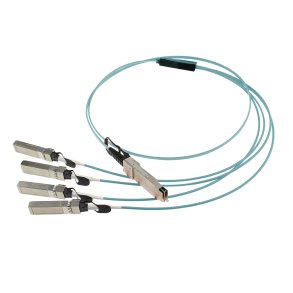 PeakOptical 100G QSFP28 to 4x25G SFP28, general code Active Optical Cable, 1M 