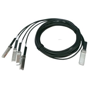 PeakOptical QSFP-4SFP25G-CU5M compliable 100G QSFP28 to 4x25G SFP28, Twinax, DAC, 5M 