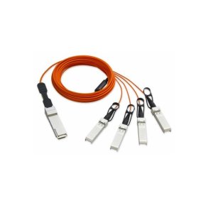 PeakOptical QSFP-4X10G-AOC5M compliable QSFP+ to 4 SFP+ Active Optical Breakout Cable, 5M 
