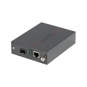 PeakOptical Media Converter with 1 SFP Port 10/100Mb/s, Ext. PSU 