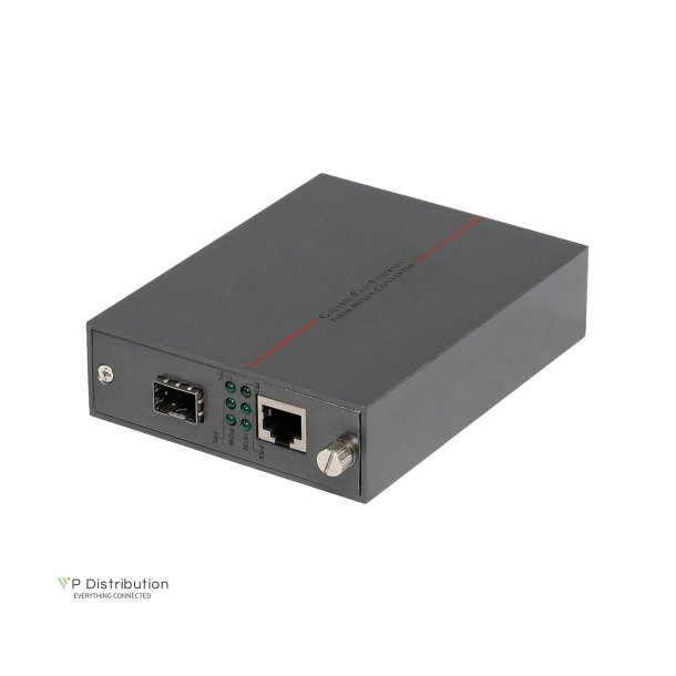 PeakOptical Media Converter with 1 SFP Port 10/100Mb/s, Ext. PSU 