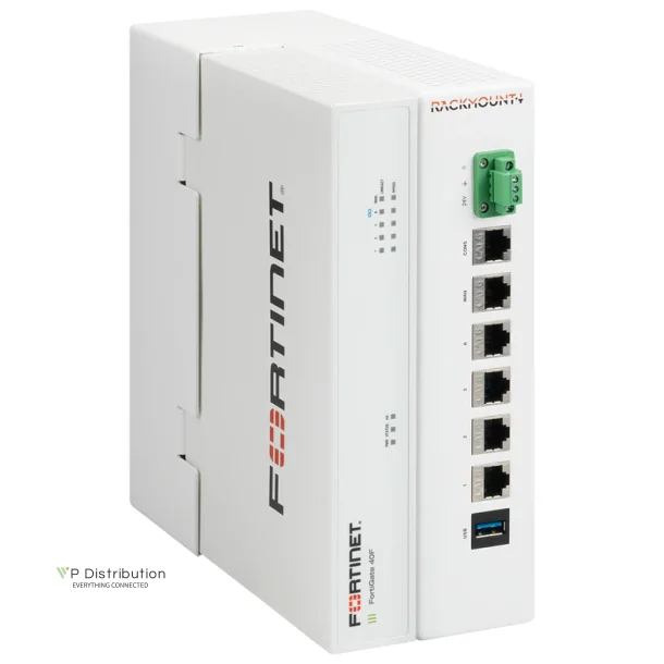 DIN-Rail Mount for FortiGate 40F / 60E / 60F - 48V