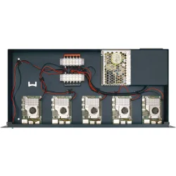 1U PI Case with power supply for max. 5 units Raspberry Pi 5