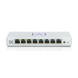 Alta Labs S8-POE, 8-port PoE Switch, 60W,external PSU, Mount
