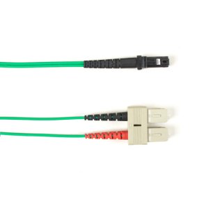 Black Box 62.5 MM FO PATCH CABLE DUPLX, LSZH, GN, SCMT