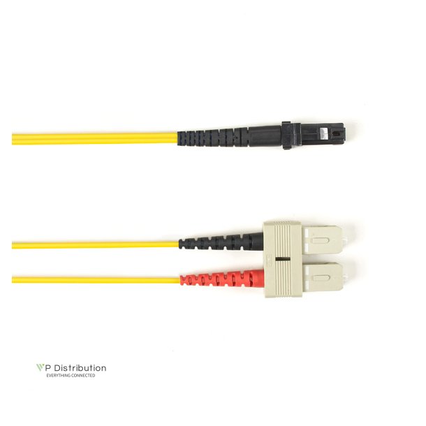 Black Box 62.5 MM FO PATCH CABLE DUPLX, PLENUM, YL, SCMT