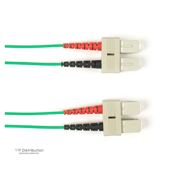Black Box 62.5 MM FO PATCH CABLE DUPLX, LSZH, GN, SCSC