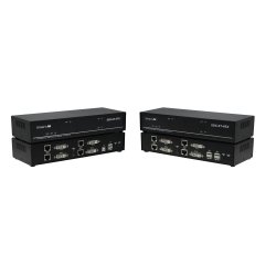 SmartAVIDVI-D,Quad-Head, USB 2.0, Audio, CAT5/5e/6 Extender. Includes: [SDX-XT-4P-TX-S, SDX-XT-4P-RX-S, 2 X (PS5VD3A-wllmt)]