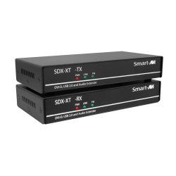 SmartAVIDVI-D,Single-Head, USB 2.0, Audio, CAT5/5e/6 Extender. Includes: [SDX-XT-TX-S, SDX-XT-RX-S, 2 X (PS5VD3A-wllmt)]