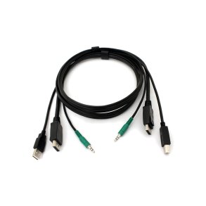 Black Box 10 Ft Kvm Usb Hdmi Cable With Audio
